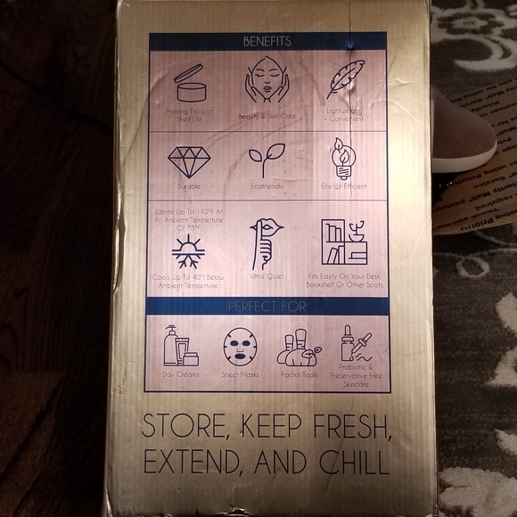 Alchemy Living Makeup Mini Beauty Fridge Refrigerator By Alchemy